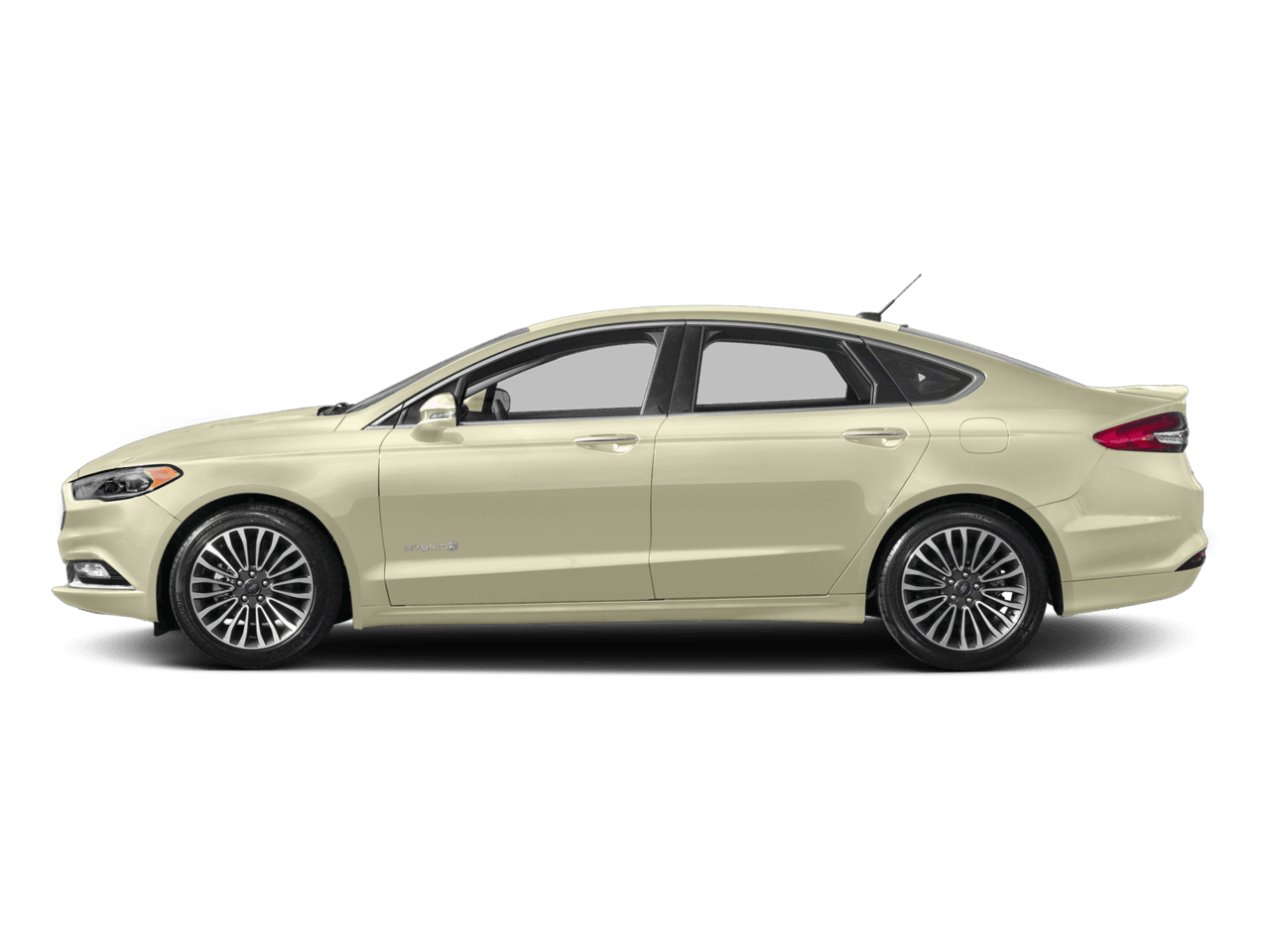 2017 Ford Fusion Hybrid Titanium FWD - Profile, facing to the left