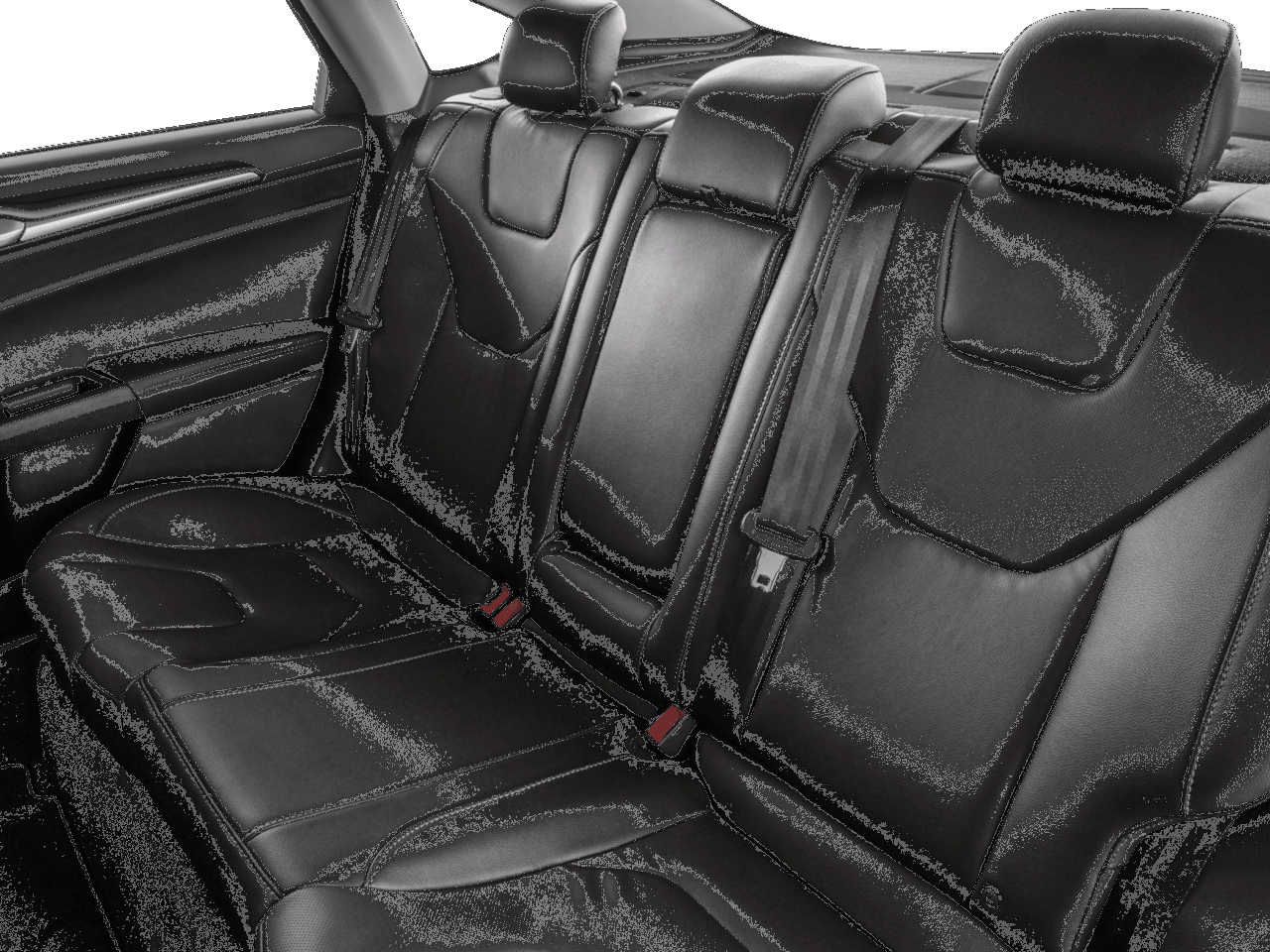 2017 Ford Fusion Hybrid Titanium FWD - Interior Rear seats