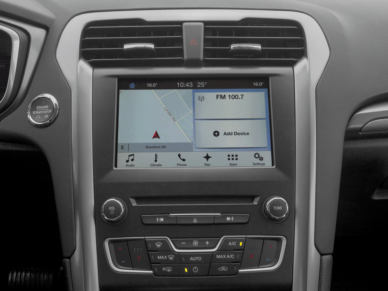 2017 Ford Fusion S FWD - Interior Navigation System