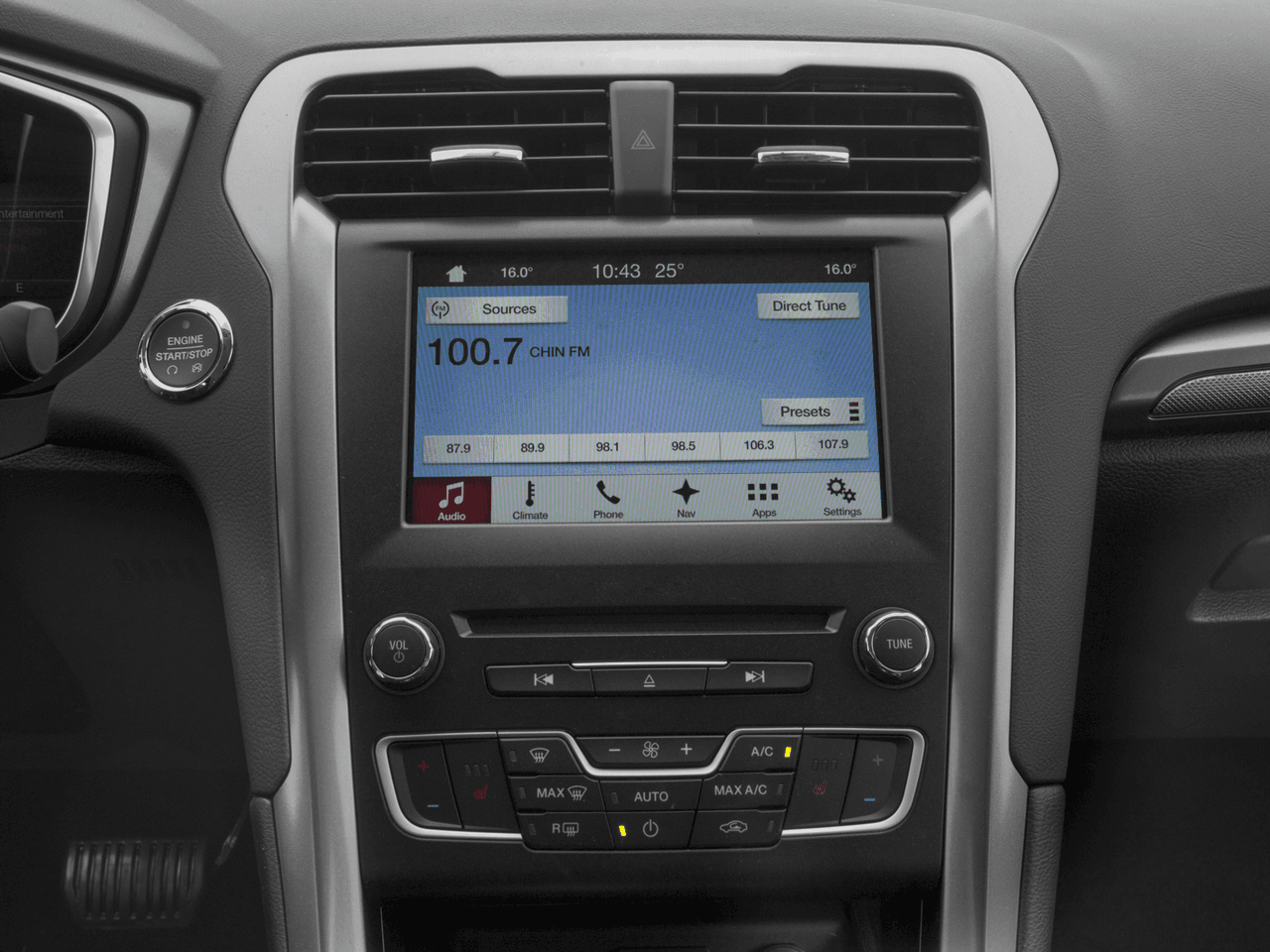 2017 Ford Fusion SE FWD - Interior Stereo System
