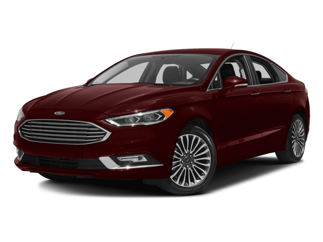 2017 Ford Fusion Titanium FWD - Front 3/4, facing to the left