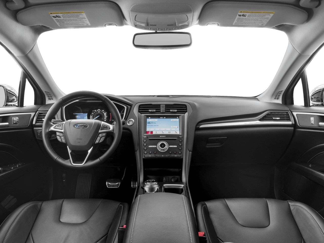 2017 Ford Fusion Titanium AWD - Interior Full Dash Basic