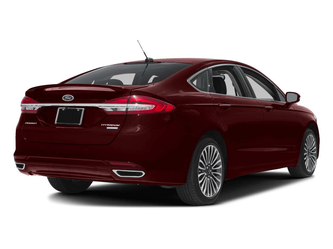 2017 Ford Fusion Titanium AWD - Rear 3/4, facing to the right