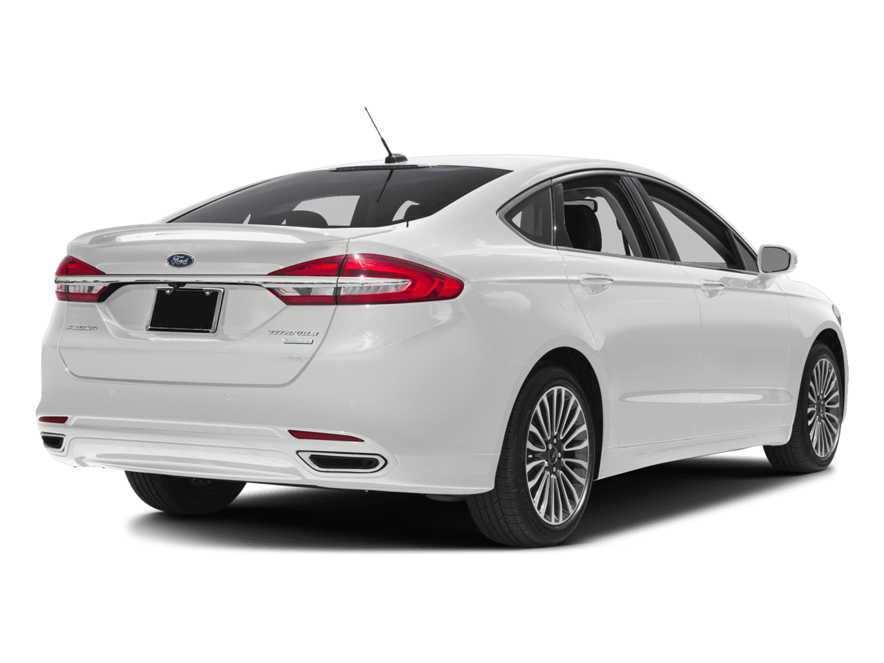 2017 Ford Fusion Titanium AWD - Rear 3/4, facing to the right