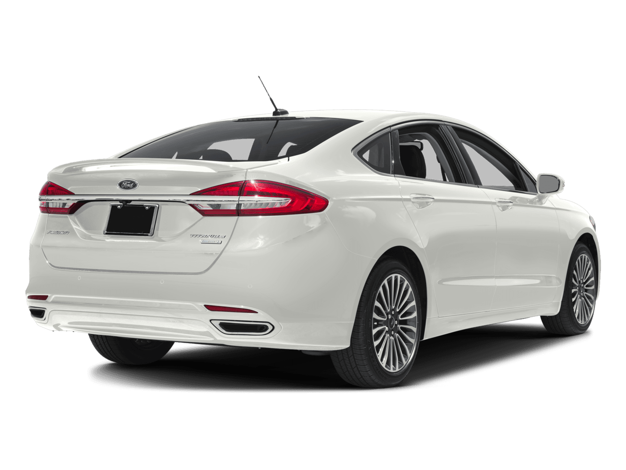 2017 Ford Fusion Titanium AWD - Rear 3/4, facing to the right