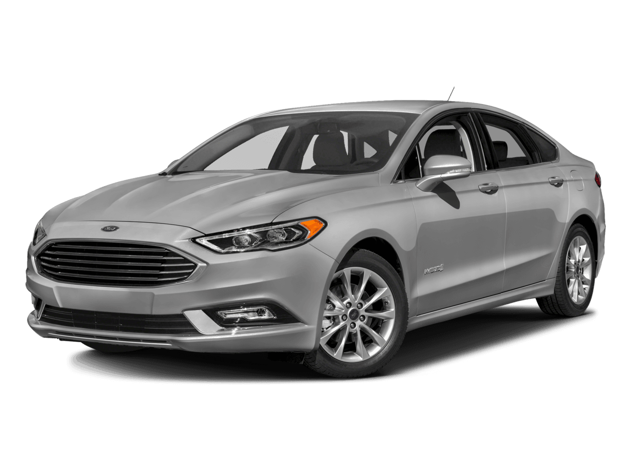 2017 Ford Fusion Hybrid S FWD - Front 3/4, facing to the left