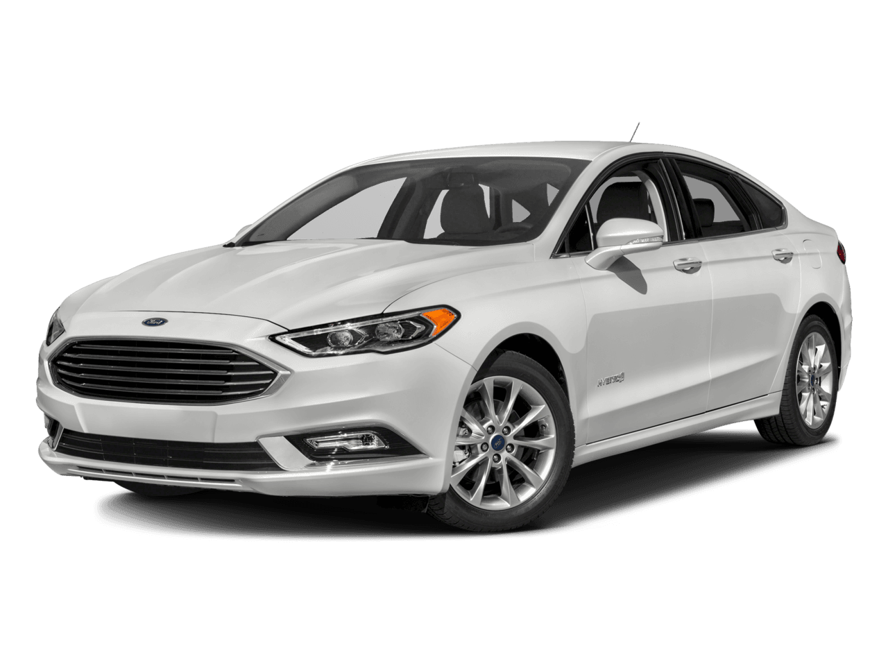 2017 Ford Fusion Hybrid S FWD - Front 3/4, facing to the left