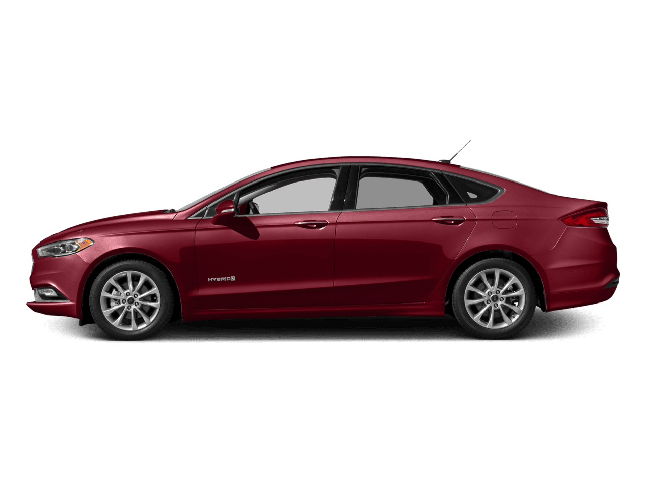 2017 Ford Fusion Hybrid S FWD - Profile, facing to the left