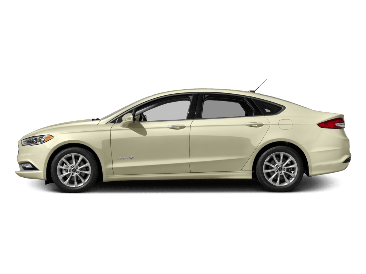 2017 Ford Fusion Hybrid S FWD - Profile, facing to the left