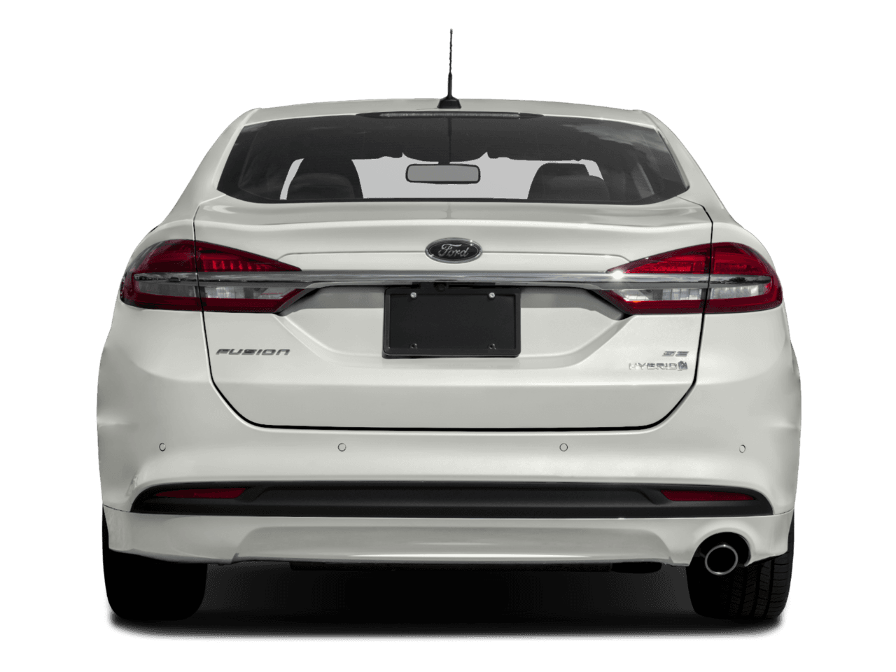 2017 Ford Fusion Hybrid S FWD - Rear (full)