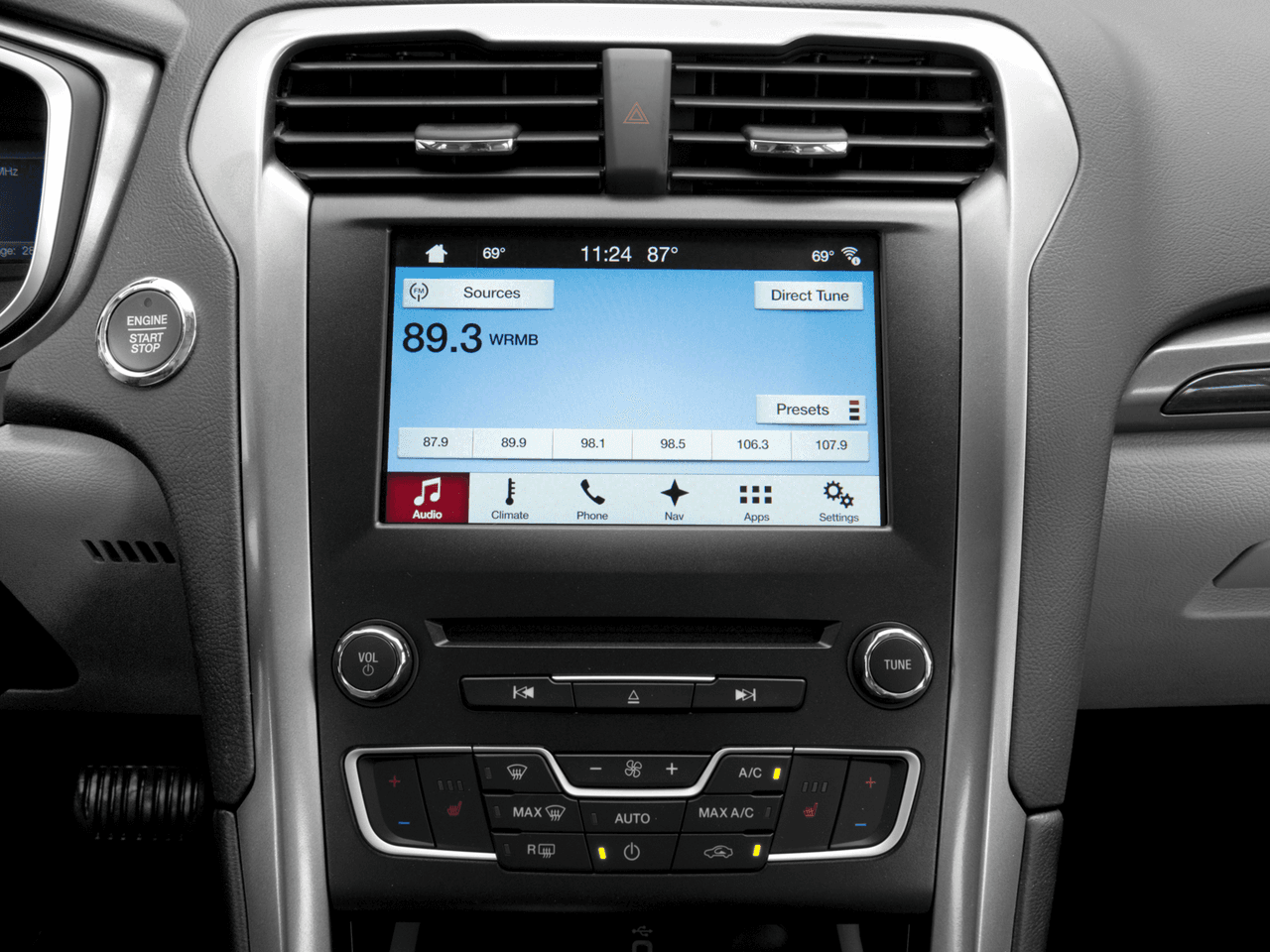 2017 Ford Fusion Hybrid S FWD - Interior Stereo System