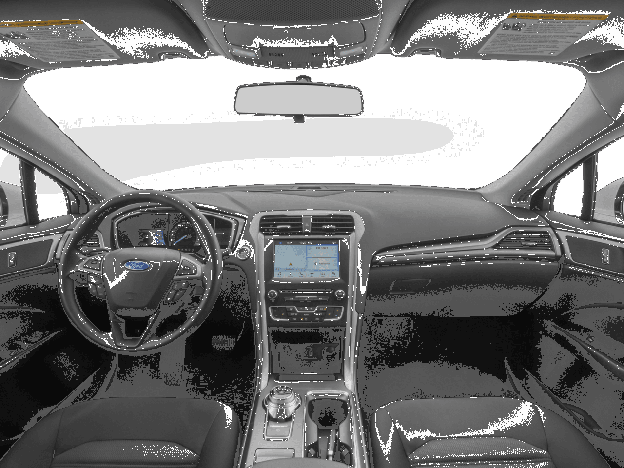 2017 Ford Fusion SE AWD - Interior Full Dash Basic