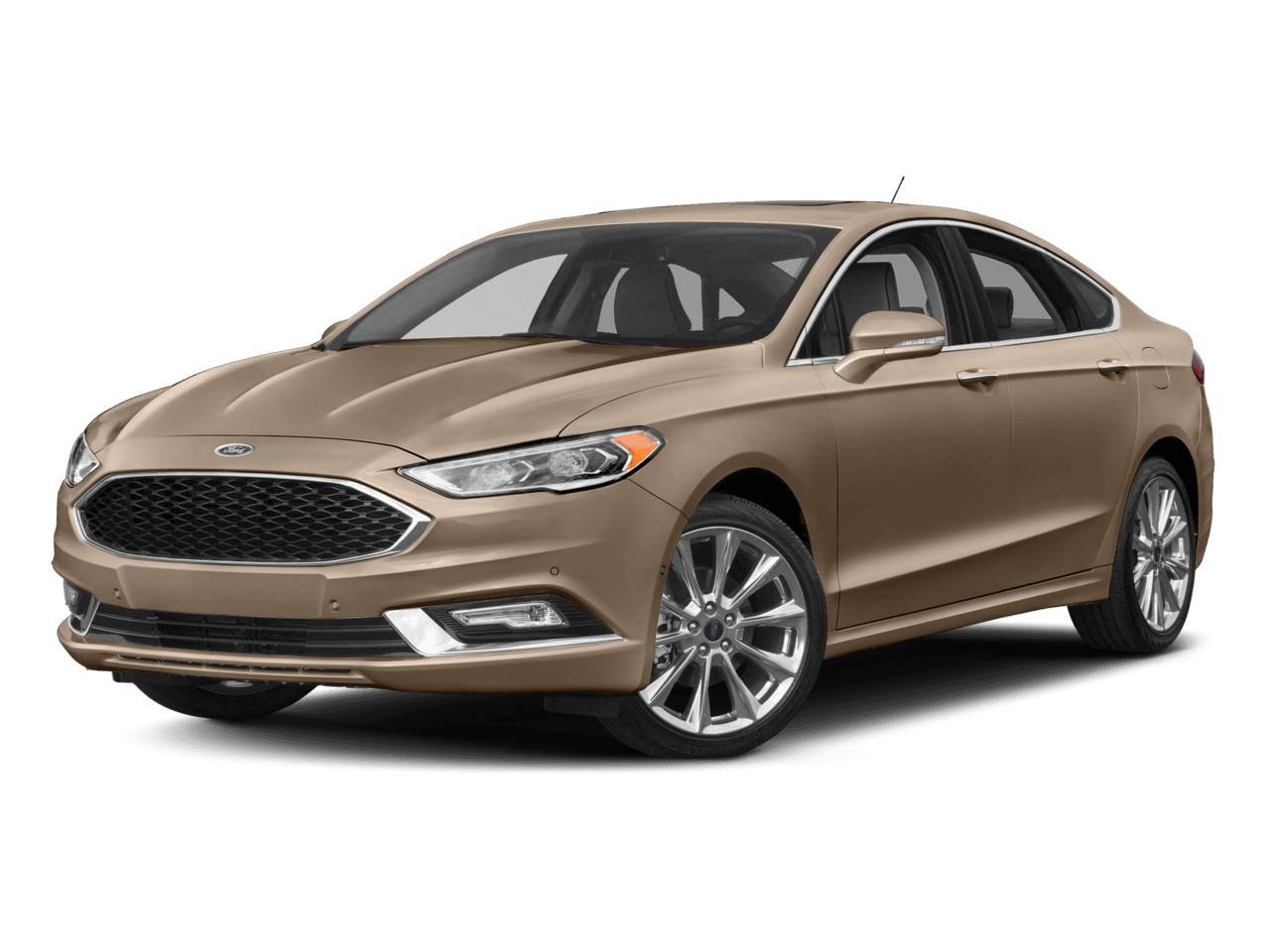 2017 Ford Fusion Platinum FWD - Front 3/4, facing to the left