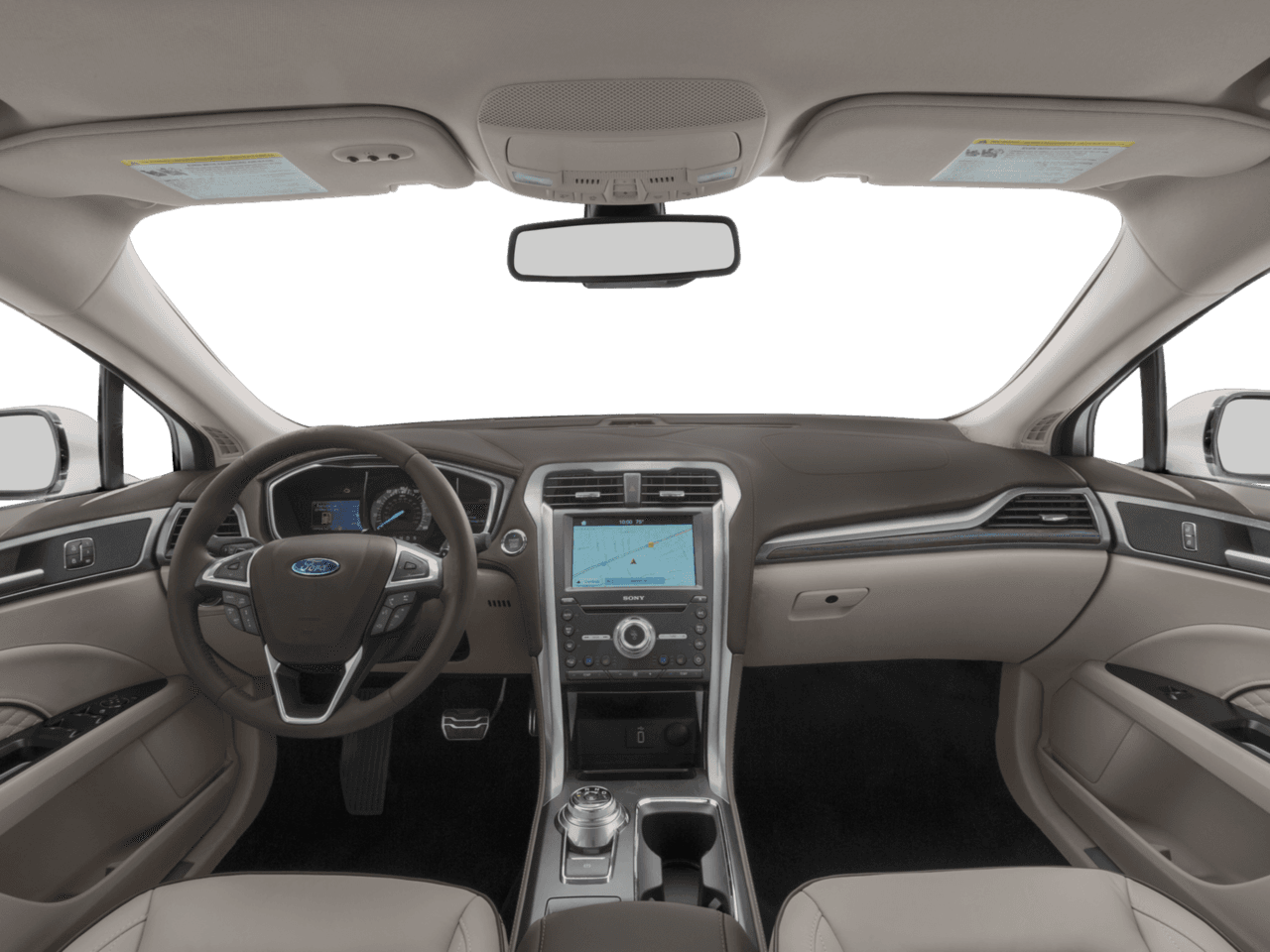 2017 Ford Fusion Platinum FWD - Interior Full Dash Basic