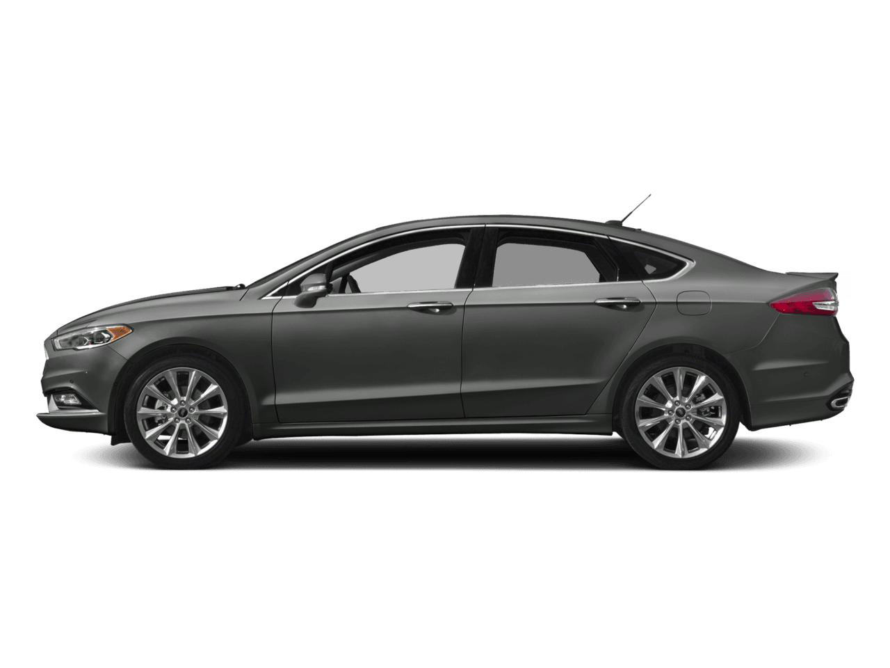 2017 Ford Fusion Platinum FWD - Profile, facing to the left