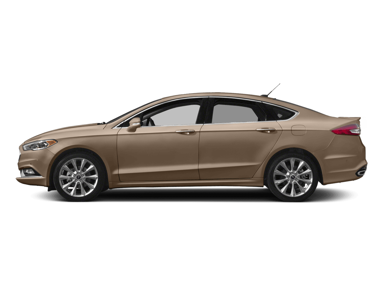 2017 Ford Fusion Platinum FWD - Profile, facing to the left