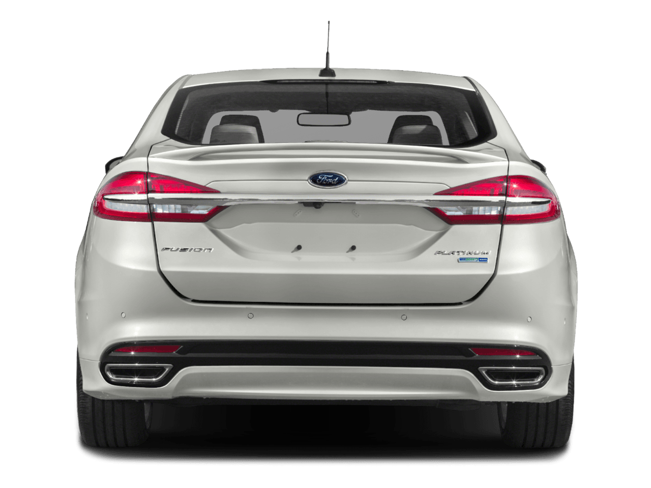 2017 Ford Fusion Platinum FWD - Rear (full)
