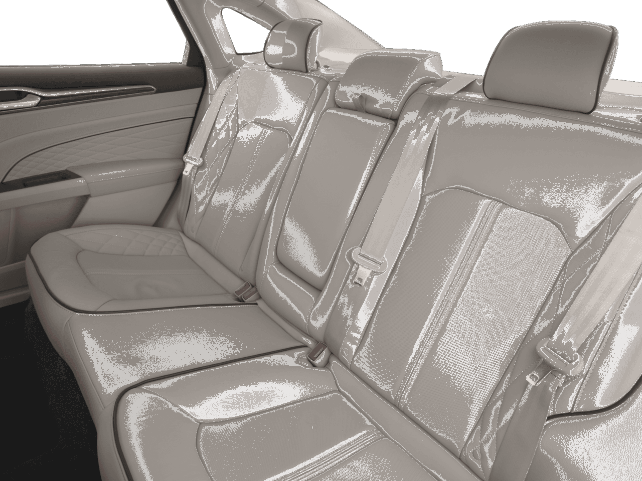 2017 Ford Fusion Platinum FWD - Interior Rear seats