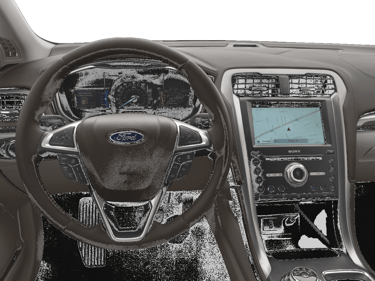 2017 Ford Fusion Platinum AWD - Interior Drivers Dash