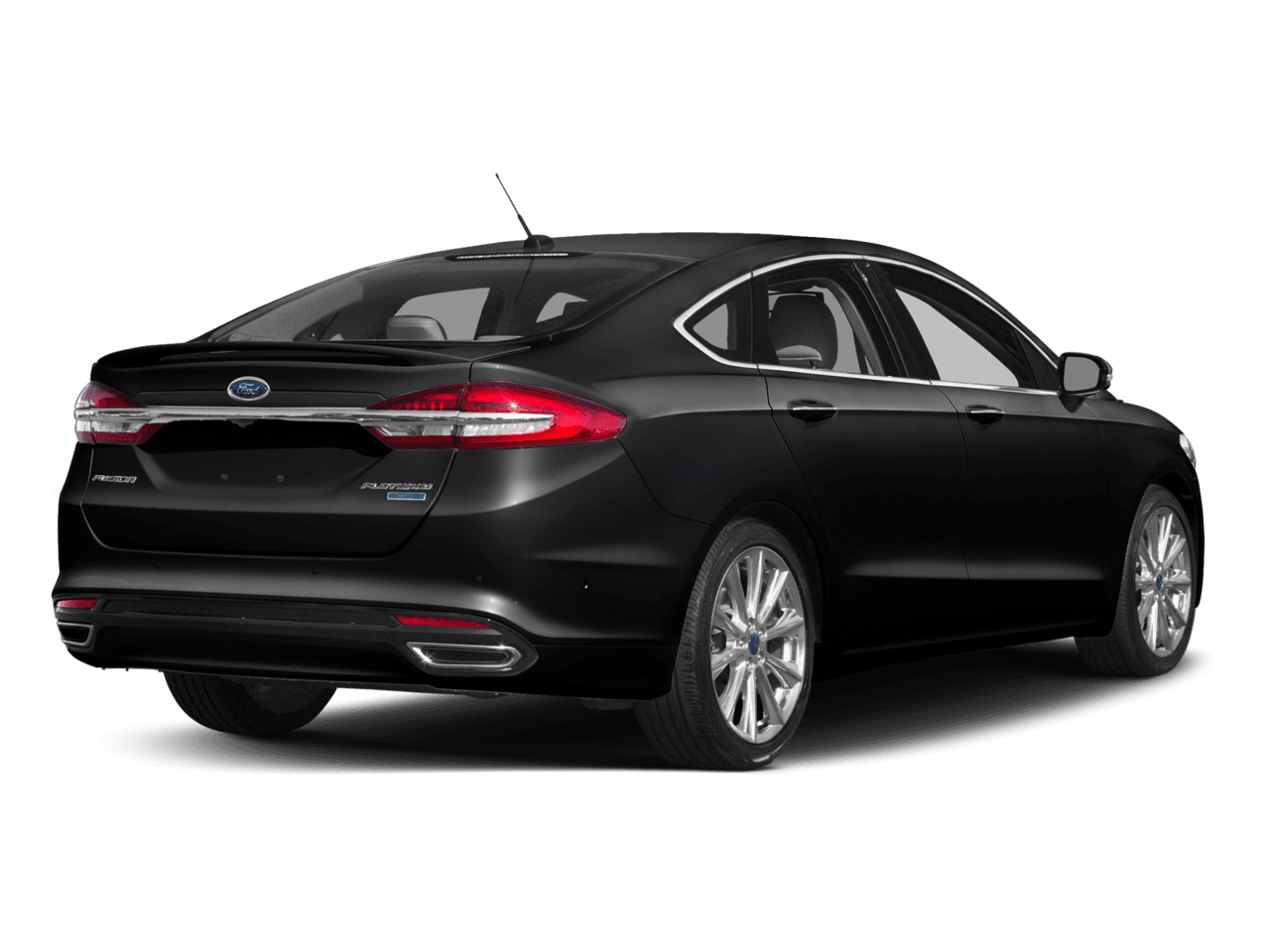 2017 Ford Fusion Platinum AWD - Rear 3/4, facing to the right