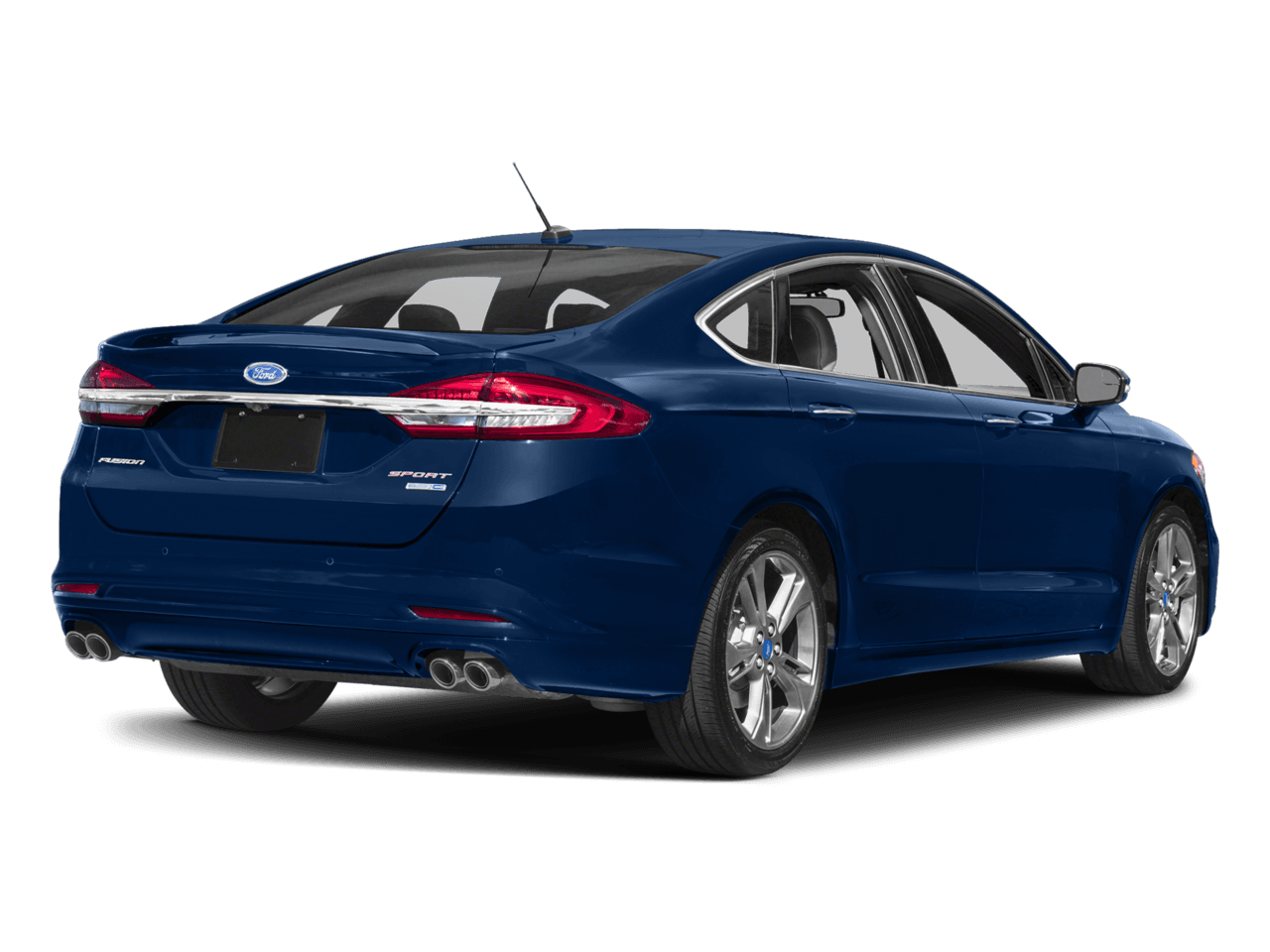 2017 Ford Fusion Sport AWD - Rear 3/4, facing to the right