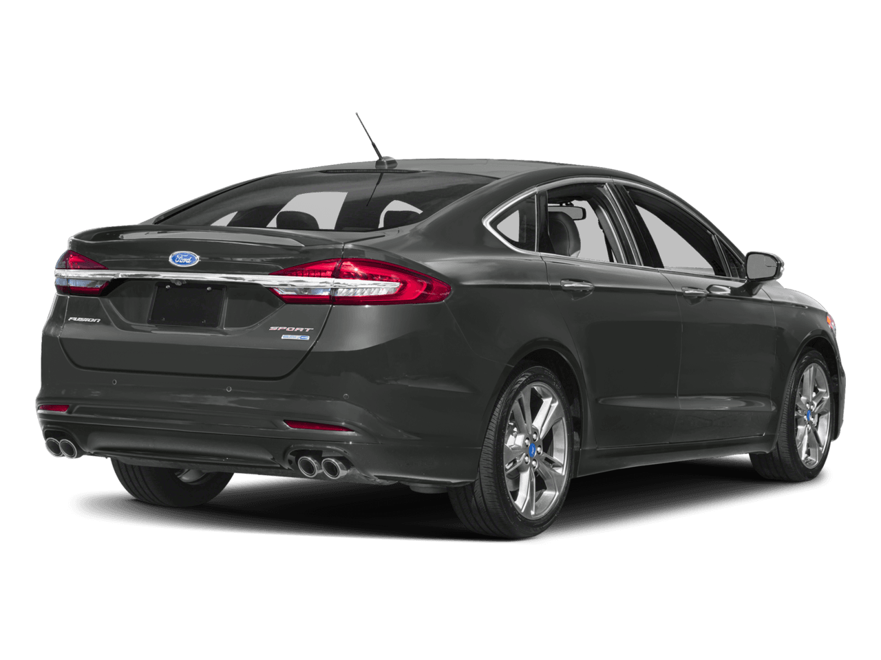 2017 Ford Fusion Sport AWD - Rear 3/4, facing to the right
