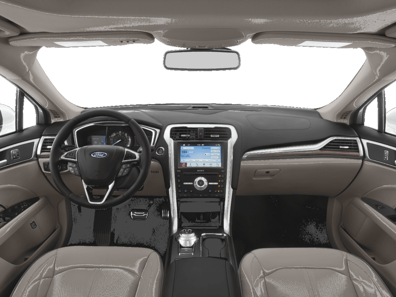 2017 Ford Fusion Hybrid Platinum FWD - Interior Full Dash Basic