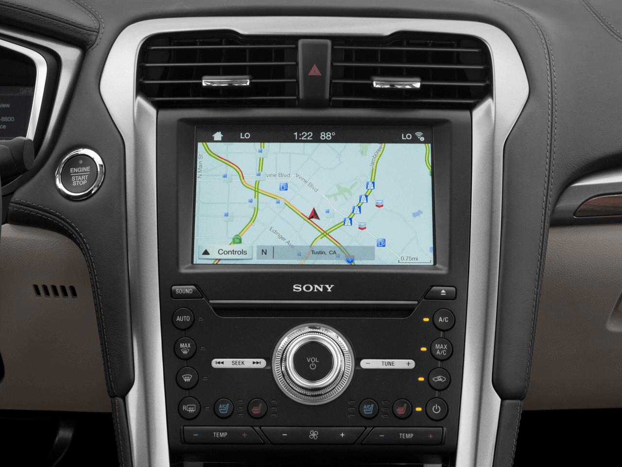 2017 Ford Fusion Hybrid Platinum FWD - Interior Navigation System