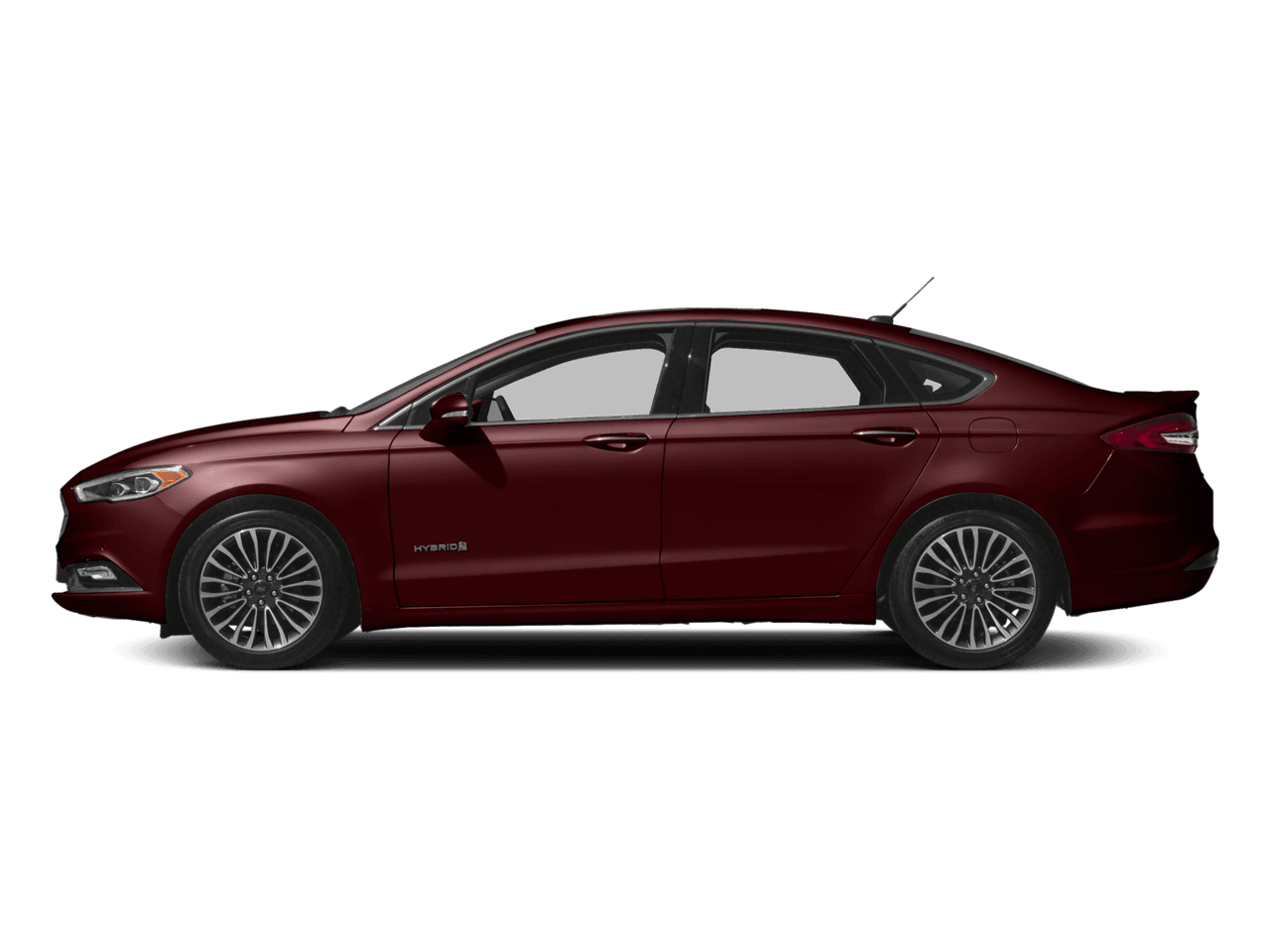 2017 Ford Fusion Hybrid Platinum FWD - Profile, facing to the left