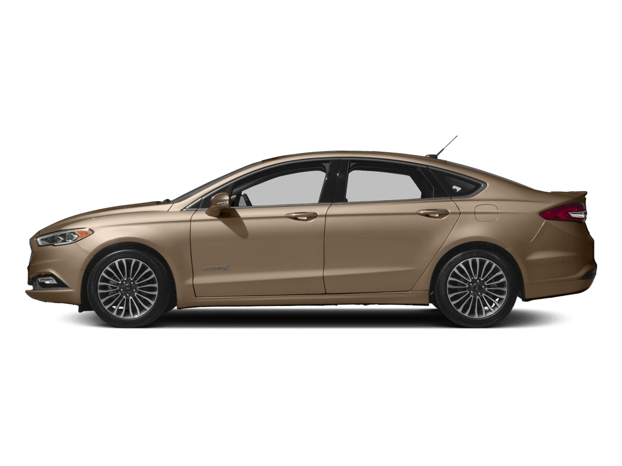 2017 Ford Fusion Hybrid Platinum FWD - Profile, facing to the left