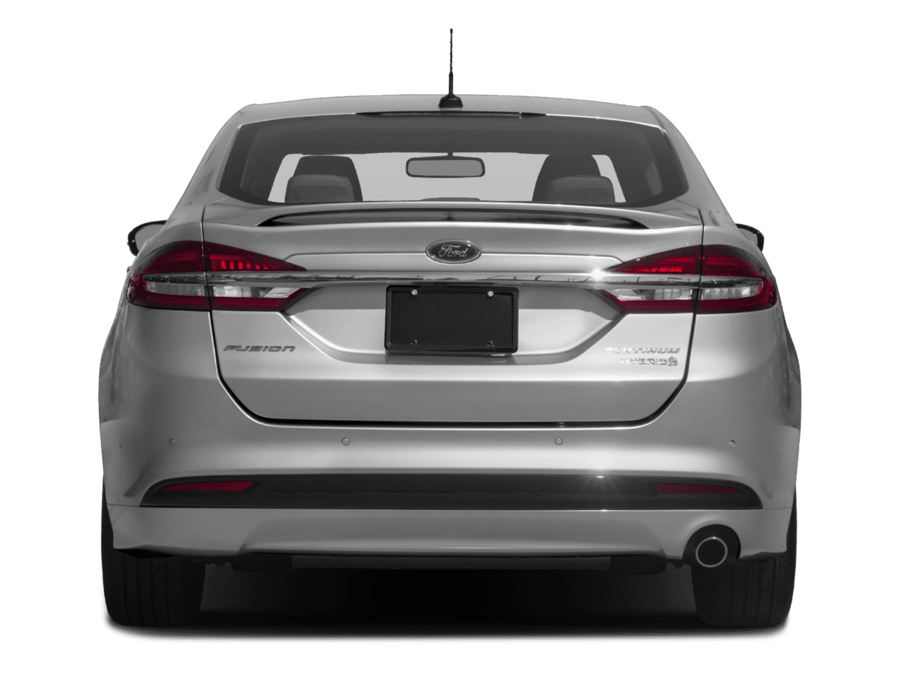 2017 Ford Fusion Hybrid Platinum FWD - Rear (full)