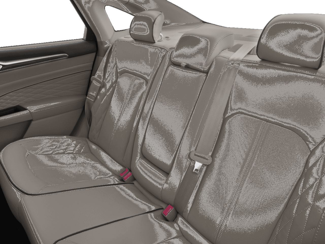 2017 Ford Fusion Hybrid Platinum FWD - Interior Rear seats