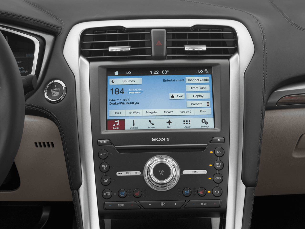 2017 Ford Fusion Hybrid Platinum FWD - Interior Stereo System