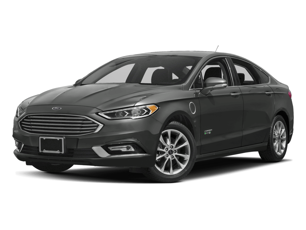 2017 Ford Fusion Energi Titanium FWD - Front 3/4, facing to the left