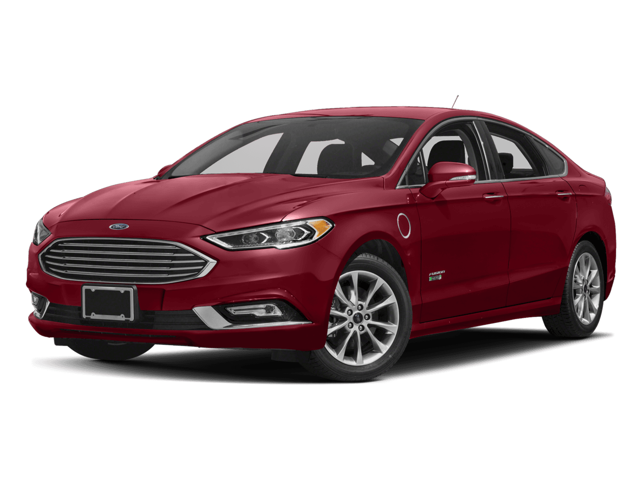 2017 Ford Fusion Energi Titanium FWD - Front 3/4, facing to the left