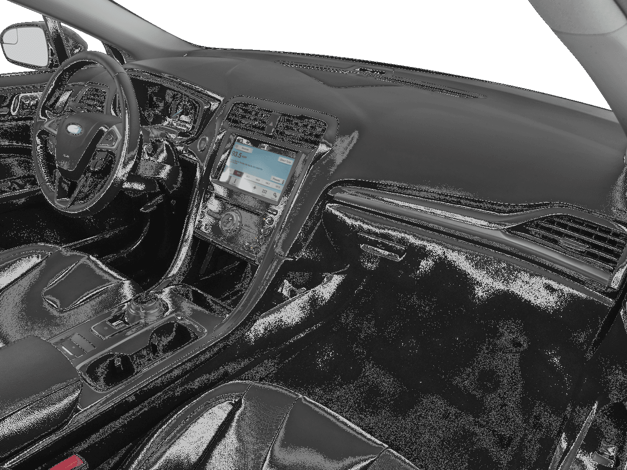 2017 Ford Fusion Energi Titanium FWD - Interior Passenger Dash