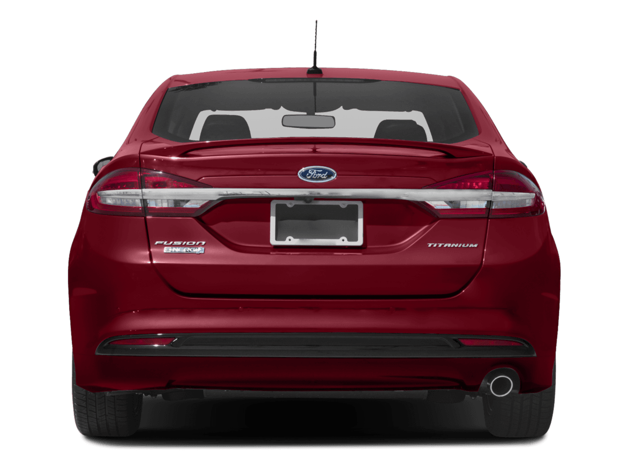 2017 Ford Fusion Energi Titanium FWD - Rear (full)