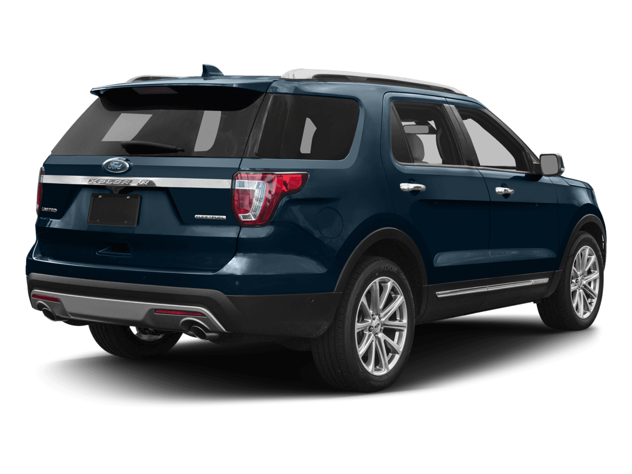 2017 Ford Explorer Limited FWD - Rear 3/4, facing to the right
