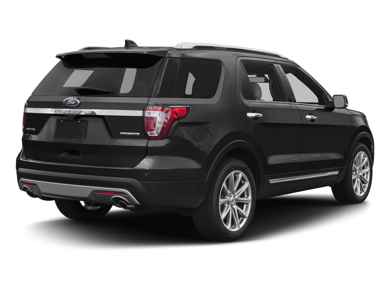 2017 Ford Explorer Limited FWD - Rear 3/4, facing to the right