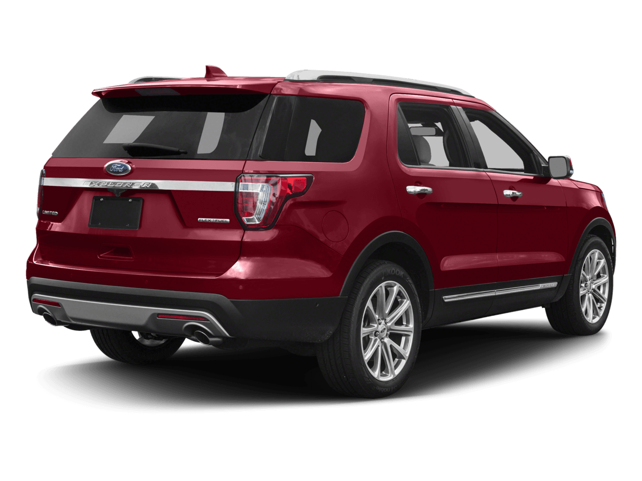 2017 Ford Explorer Limited FWD - Rear 3/4, facing to the right