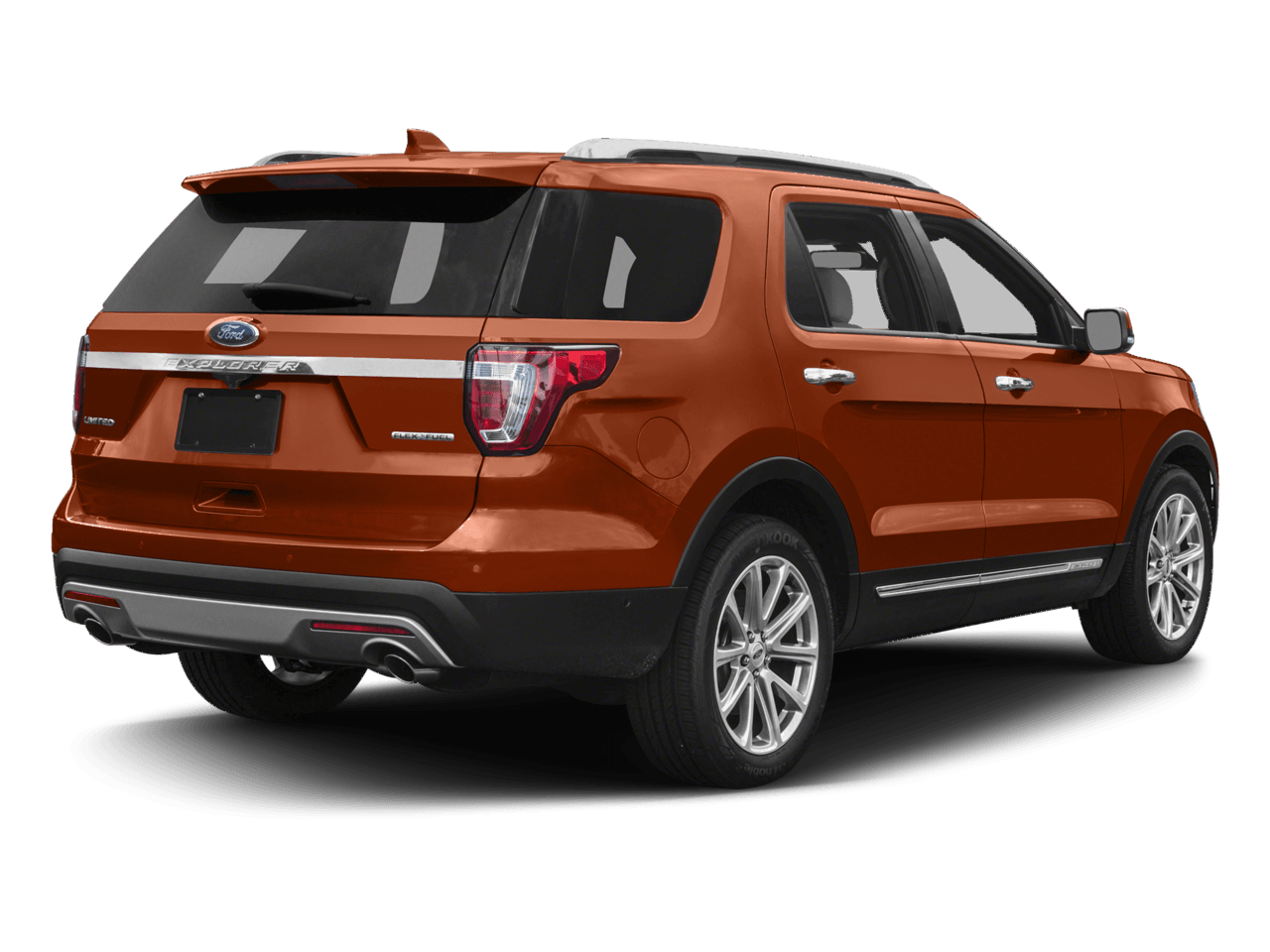 2017 Ford Explorer Limited FWD - Rear 3/4, facing to the right