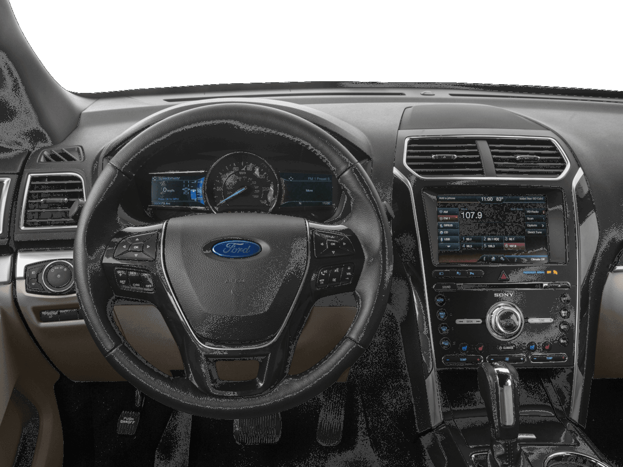 2017 Ford Explorer Limited 4WD - Interior Drivers Dash