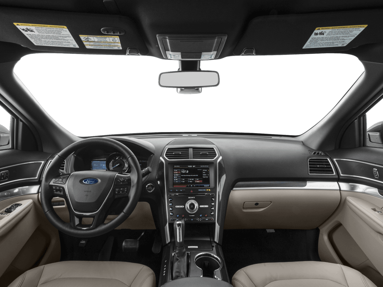 2017 Ford Explorer Limited 4WD - Interior Full Dash Basic