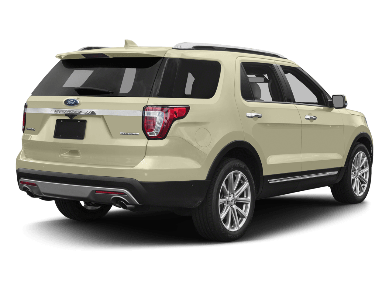 2017 Ford Explorer Limited 4WD - Rear 3/4, facing to the right