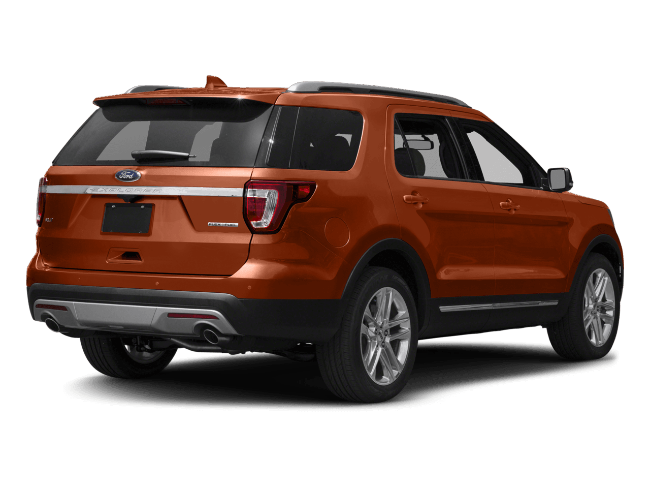 2017 Ford Explorer XLT 4WD - Rear 3/4, facing to the right