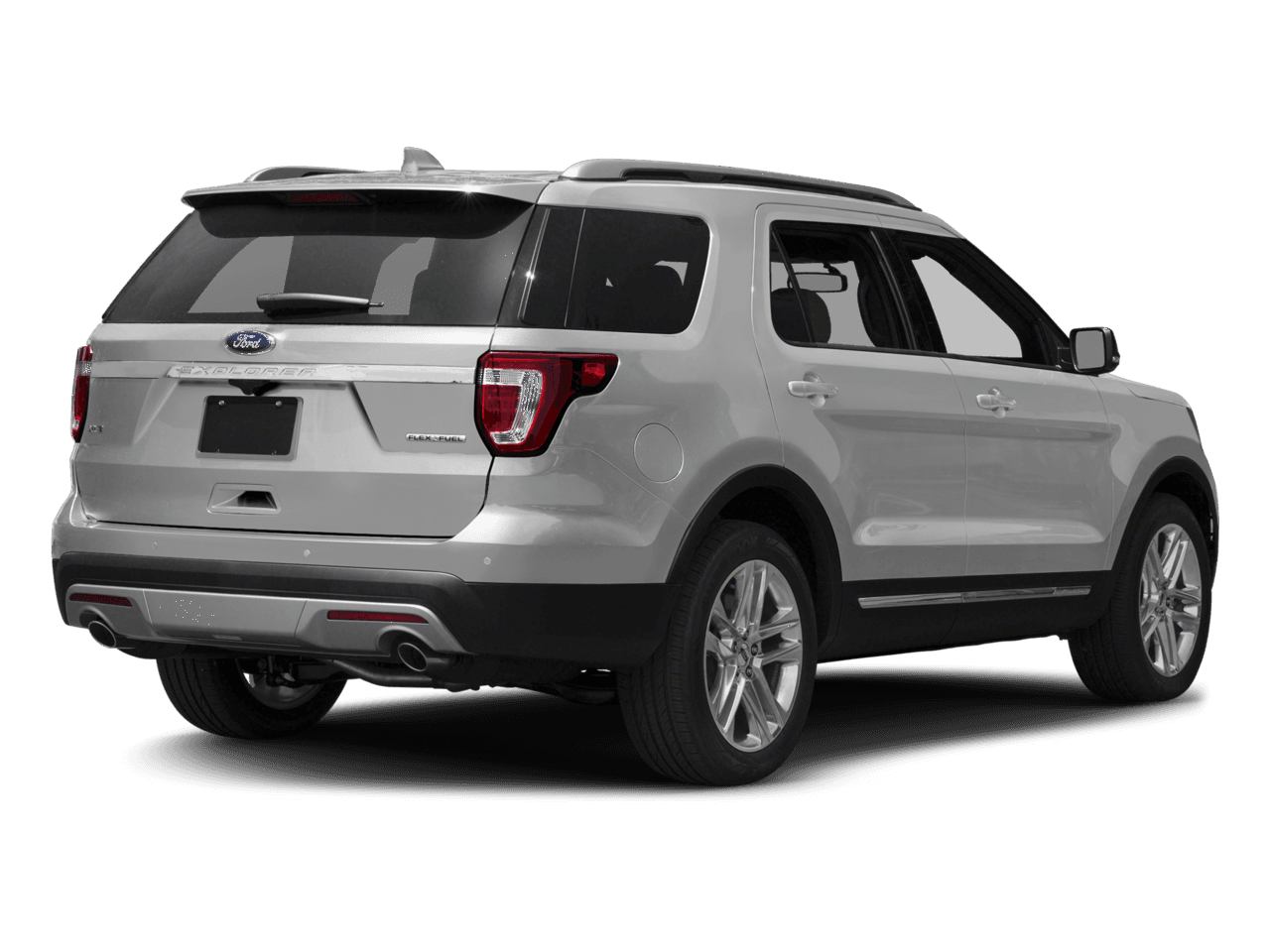 2017 Ford Explorer XLT 4WD - Rear 3/4, facing to the right