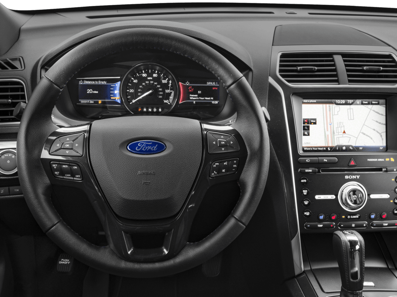 2017 Ford Explorer Sport 4WD - Interior Drivers Dash