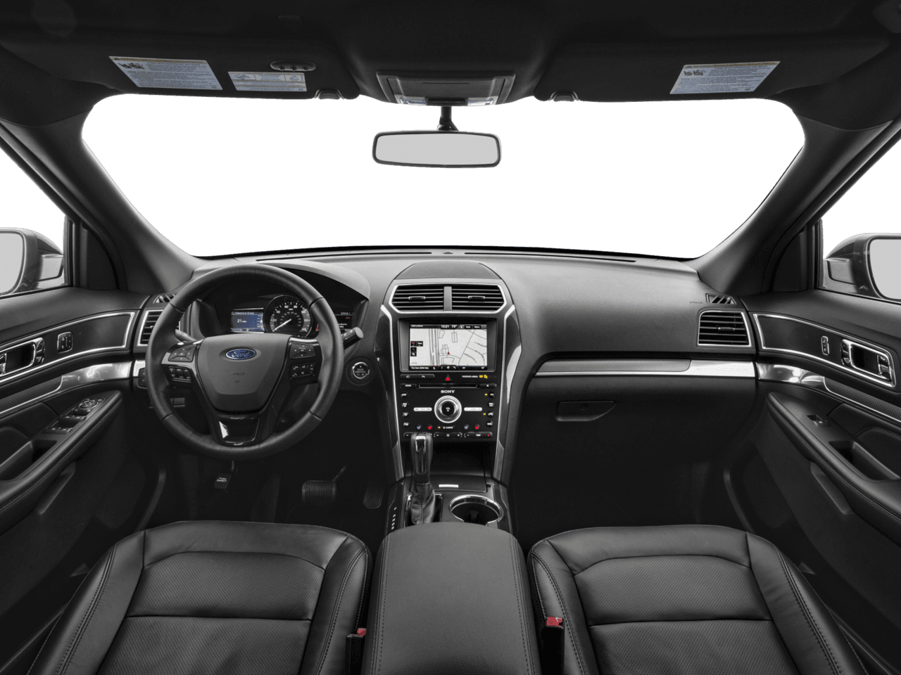 2017 Ford Explorer Sport 4WD - Interior Full Dash Basic