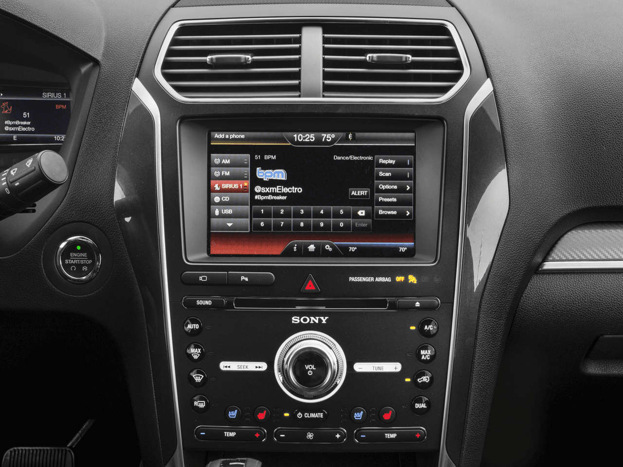 2017 Ford Explorer Sport 4WD - Interior Stereo System