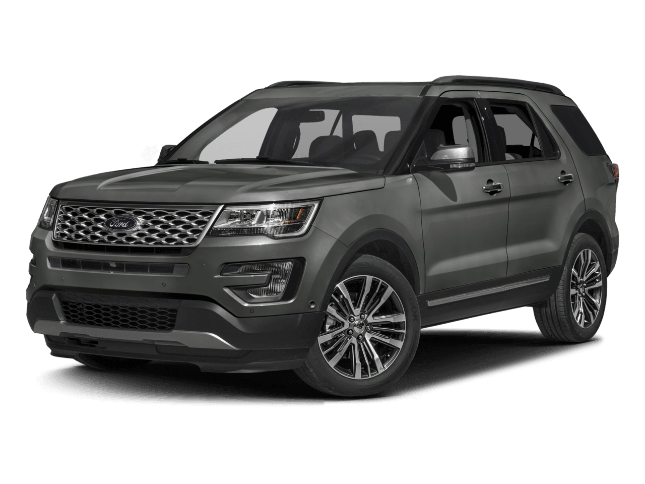 2017 Ford Explorer Platinum 4WD - Front 3/4, facing to the left